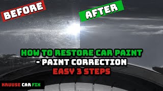 COMPLETE Car Detailing - 3 EASY steps - Compound, Polish, Ceramic coat