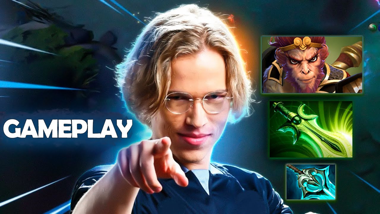 КАК ИГРАТЬ МИД В ПАТЧЕ 7.40b? Monkey King gameplay  + Topson playing ranked