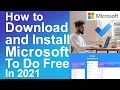 How to Download and Install Microsoft To Do in  Windows 10 for free