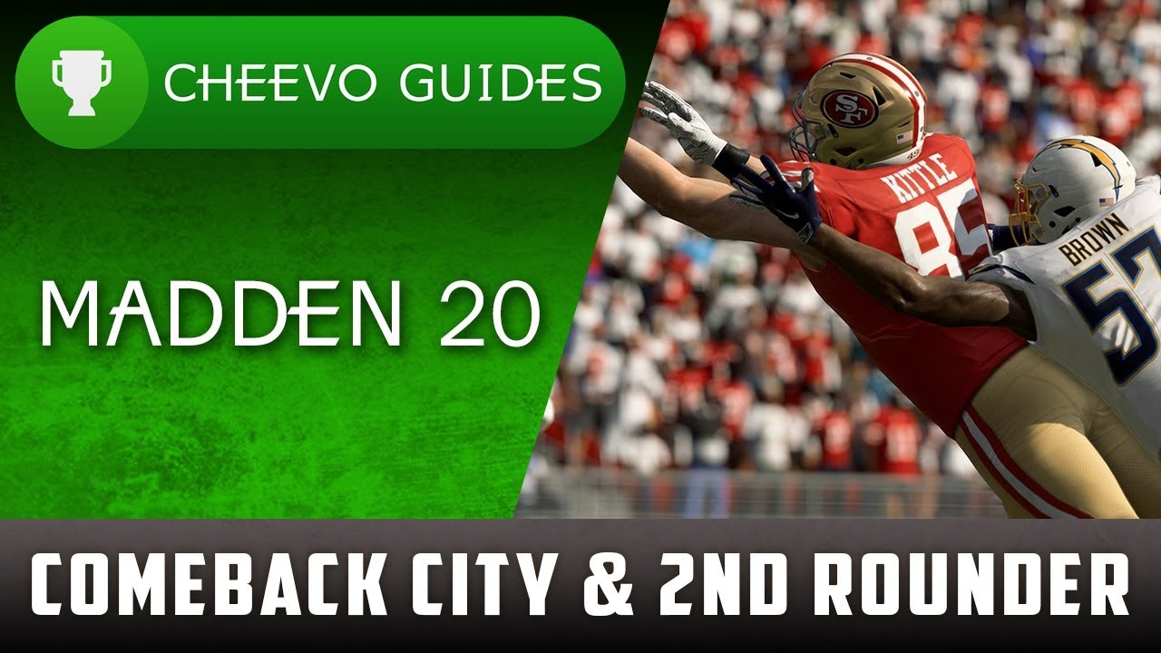 Madden Nfl 20 Comeback City 2nd Rounder Achievement Guide Youtube