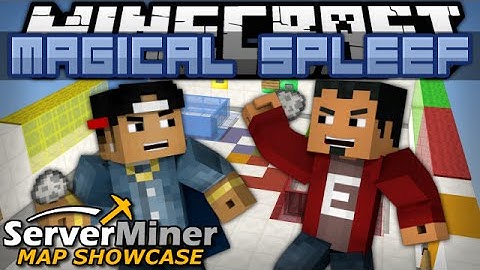 ServerMiner Map Showcase - "Magical Spleef" Minigame!