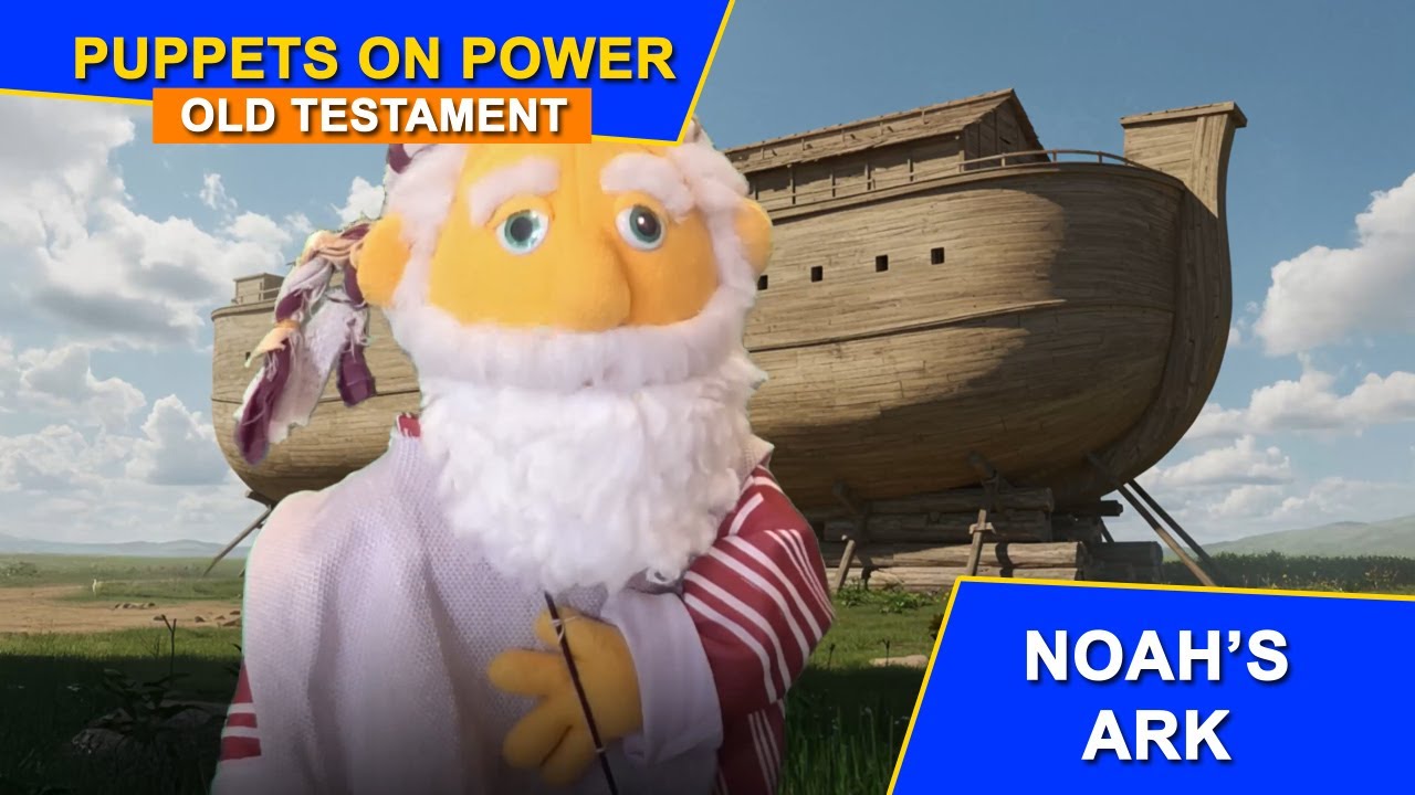 NOAH and the ARK #bible #puppets #funny #noahsark #noah - YouTube