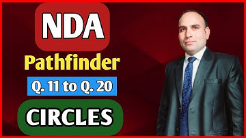Circles (2D)for NDA|Conic Section for NDA|NDA Pathfinder arihant solutions|NDA maths classes