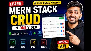 Build a Complete MERN Stack CRUD App in One Video! 🔥 | React + Node.js + REST API