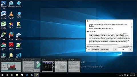 4.3.3.4 Packet Tracer - configuring VPN tunnel mode