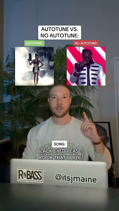 Autotune Vs. No Autotune: Black Eyed Peas “Rock That Body” #shorts