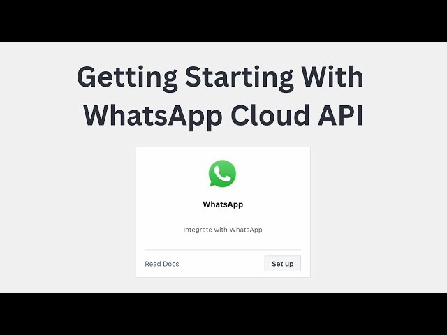 WhatsApp Cloud API