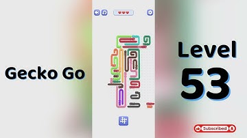 Gecko Go Level 53 Walkthrough 🦎 | Puzzle Escape Game | Safe Path Strategy & Solutions