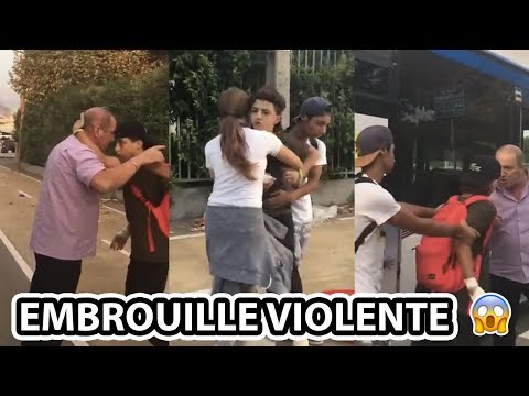 Embrouille violente entre un collégien et un conducteur de bus à Marseille.