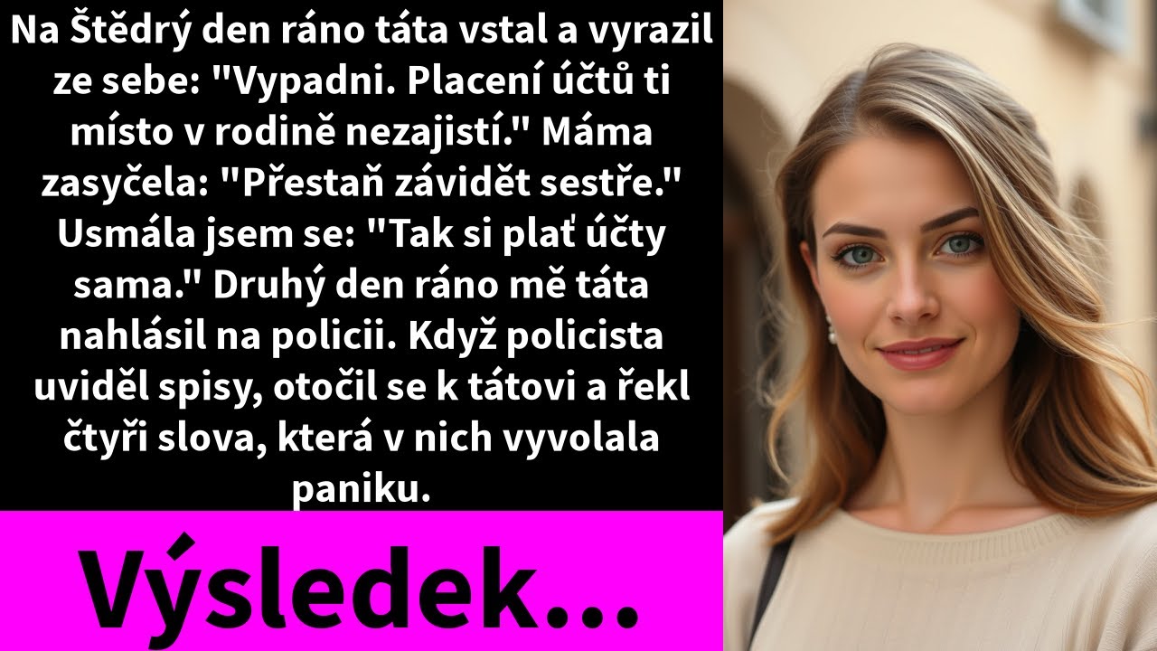 Na Štědrý den ráno táta vstal a vyrazil ze sebe: 