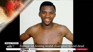 Former world boxing champion, Dingaan Thobela passes away