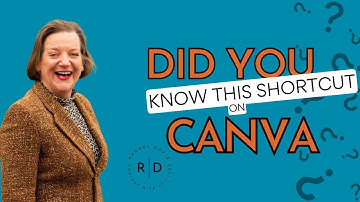 Canva Shortcut  - how to duplicate an element