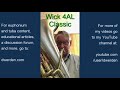 Comparing the Wick Heritage 4ABL and Wick 4AL Mouthpieces for Baritone Euphonium and Trombone
