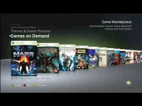 Three Xbox 360 Games Released onto Games On Demand Service