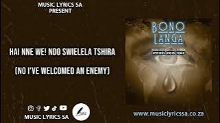 Nadia vocals – bono langa ft Dj search official lyrics (English transaction official  lyrics video )