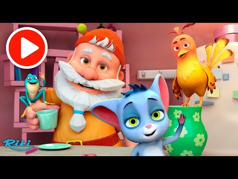 Песенка Друзей 👬 Five Little Friends Song - NEW LooLoo Kids на Русском!