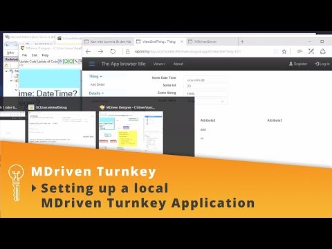 MDriven Turnkey | Setting up a local MDriven Turnkey Application