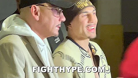 TEOFIMO LOPEZ ARRIVES TO ARENA FOR SANDOR MARTIN C...