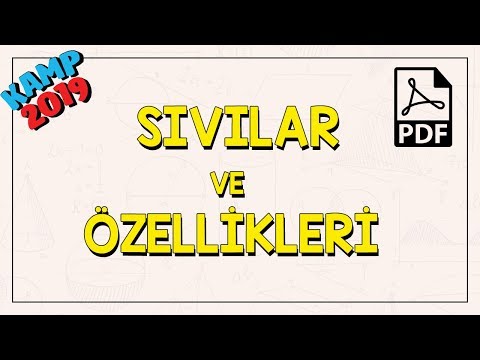 Video: Sıvının özel özellikleri nelerdir?