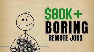 3 Boring But High Paying Remote Jobs (Always Hiring in 2025)