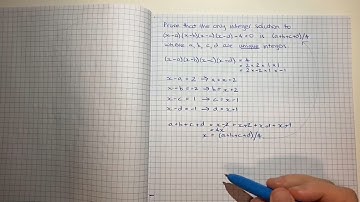 Postscript: How to prove that the only integer solution to (x-a)(x-b)(x-c)(x-d) - 4 = 0 is ...