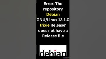 Fix ERROR 🚨 Debian 13.1 Trixie DVD Repo ❌ ‘Release File Missing’ | Solve APT Update Issue in 2 Mins!