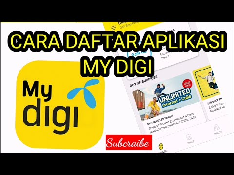 Cara REGISTER /DAFTAR MY DIGI