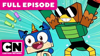 Unikitty learns that boring old richard has never produced any happy
sparkle matter ever, she cooks up a formula with dr. fox will overload
him emo...