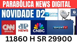 Parabólica News Starone D2 Novidades Tv C 4 Brasil Teledoce Tp 11860 H Sr 29900