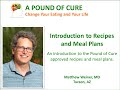 Introduction to Recipes and Meal Plans