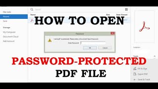How to: Crack Password Protected PDF files