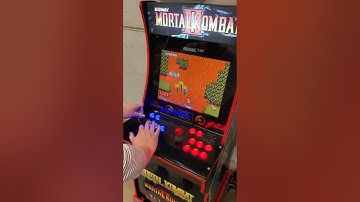 Arcade 1 up custom cabinet mortal combat mod raspberry PI