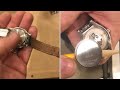 SAFER way to “remove” the back of a watch (doesn’t scratch)pencil, hot glue, rubbing alcohol￼