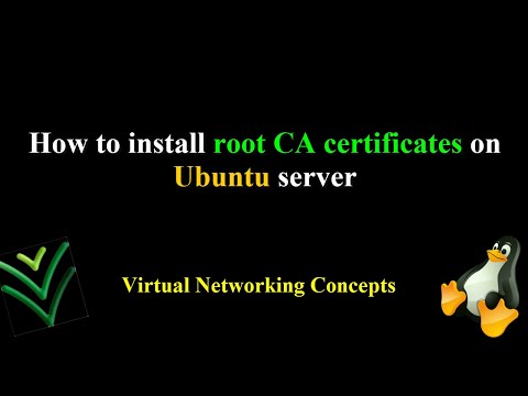 Video: Paano Mag-install Ng Root Certificate