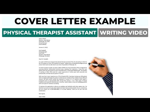 Cover Letter Example For Physical Therapist Assistant