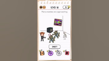 Brain Test 2 Monster Hunter Joe Level 18 Answer | More enemies are approaching