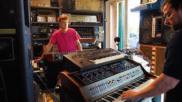 We Play THIS Song On RARE Italian Synthesizers! - Logan Vocal Synth - Crumar Spirit - Siel Mono