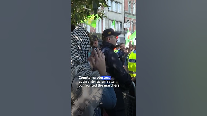 Police arrest 19 at Dublin anti-immigration protest | AFP #shorts