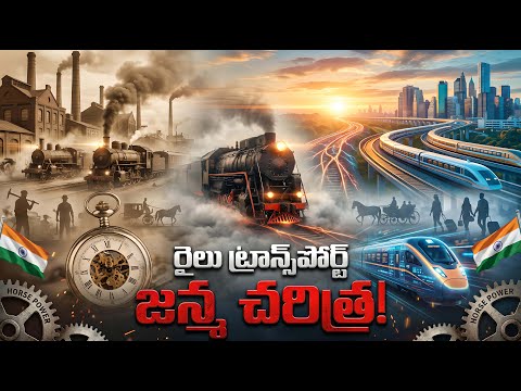 రైలు ట్రాన్స్‌పోర్ట్ జన్మ చరిత్ర! | History of the birth of Rail Transport