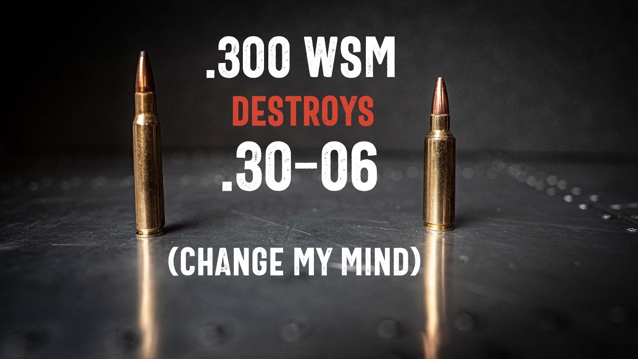 300WSM Destroys .30-06: Change my mind - YouTube