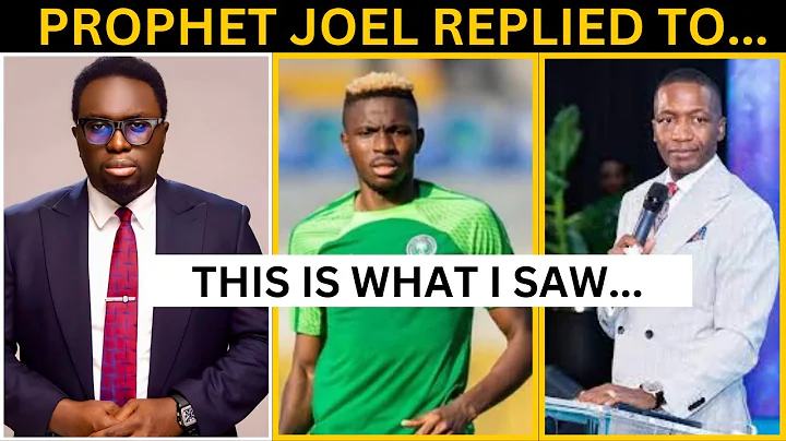 This is why I Prophecy About this  -- Prophet Joel Ogebe Replied ..  Prophet Uebert Angel