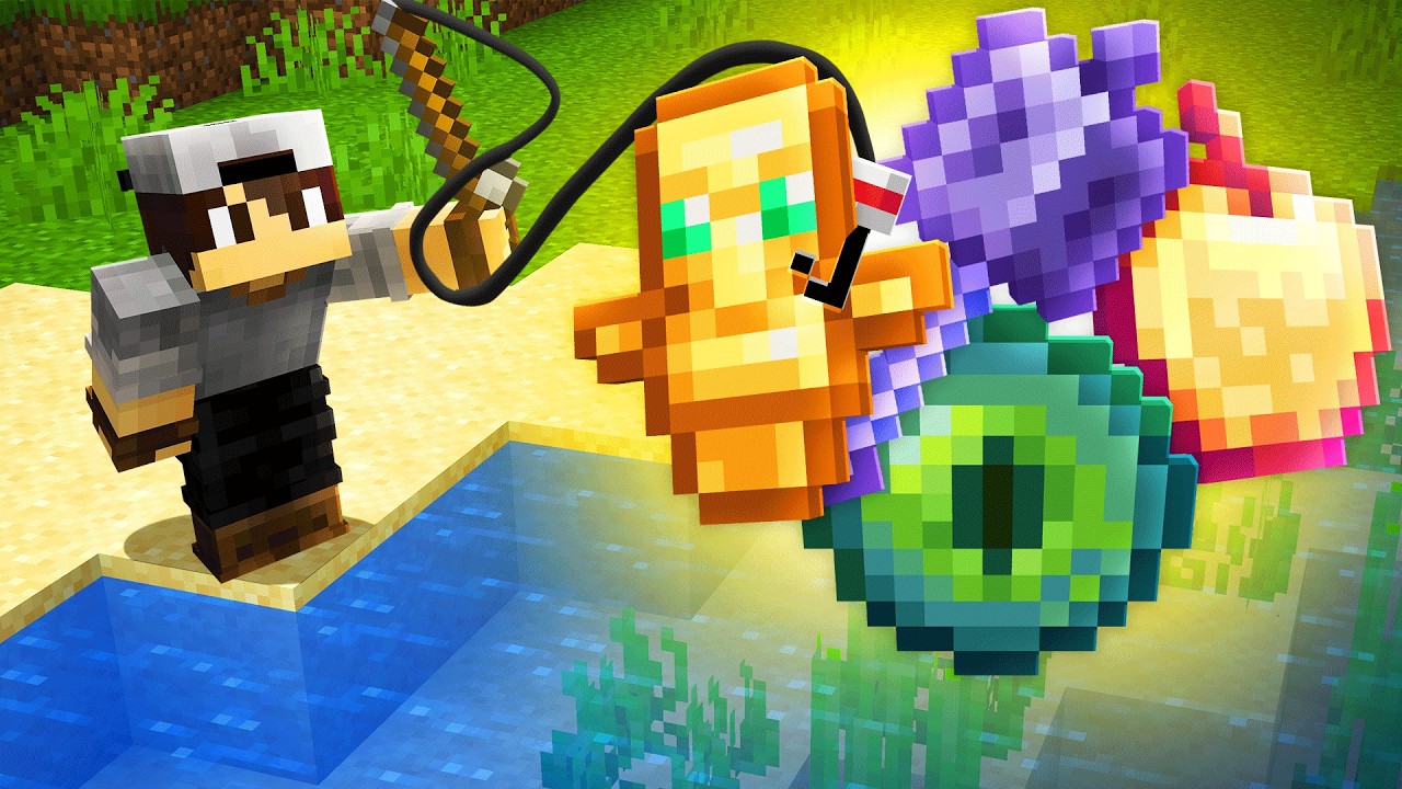Minecraft UHC, mas a PESCA é OP !!