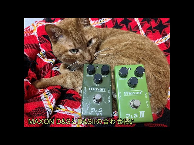 MAXON D&SとD&SⅡの合わせ技だよ♪[辺見さとしの3分間ギター