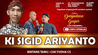 LIVE WAYANG KULIT KI SIGID ARIYANTO - BT : CAK YUDHA CS - DS. KEDUNGMAKAN, JATIROGO, TUBAN