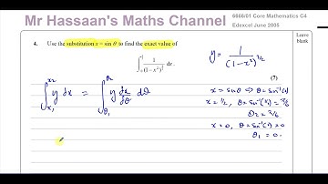 [P4] 6666/01, Edexcel, C4, (GCE), June 2005, Q4, Integration by Substitution, Trigonometry