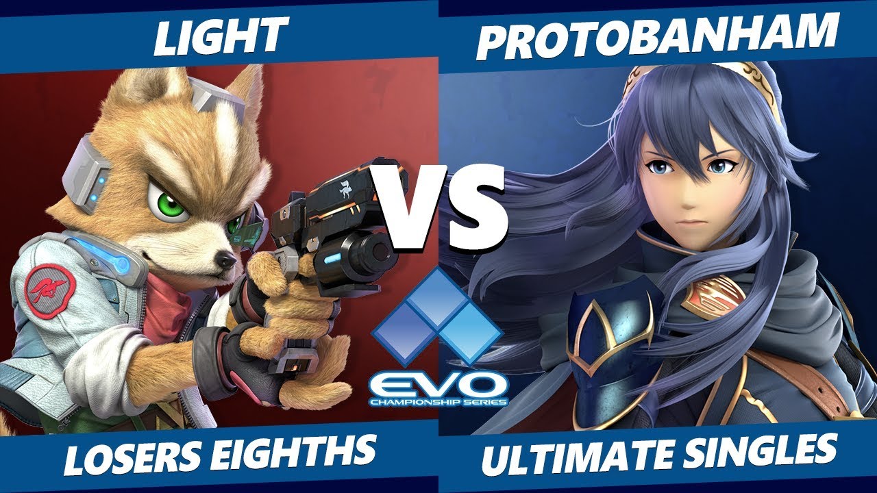 EVO 2019 SSBU - Rogue | Light (Fox) Vs Protobanham (Lucina) Smash Ultimate Tournament Losers Eighths