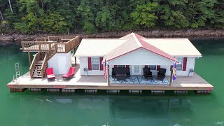 24 x 40 Floating Cabin (3Bed/2Bath  Approx 875sqft) For Sale on Norris Lake Tennessee  SOLD!