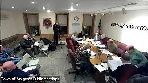 Swanton Selectboard Meeting 12-2-25