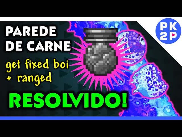 Galera derrotei o parede de carne do terraria oq eu faço agr? Tipo