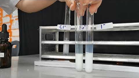 Tests for anions for IGCSE and O Level Chemistry